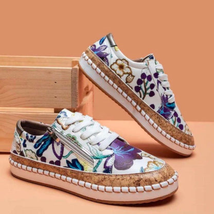 LOLA - Orthopedic Floral Sneakers