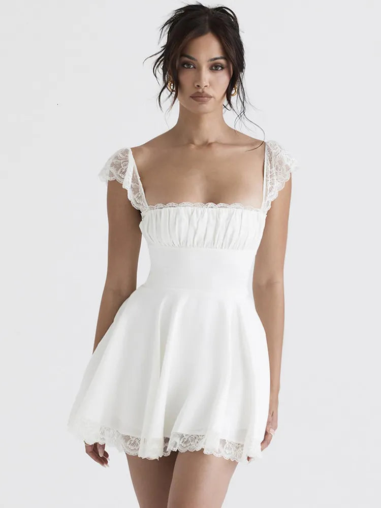 Kyra - Elegant Short Midi Sundress