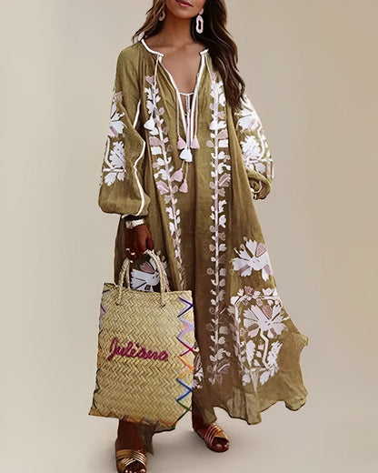 Lovia - Loose Retro Boho Dress
