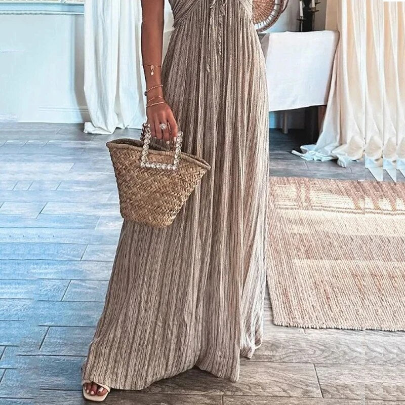 Justine - Brown summer dress