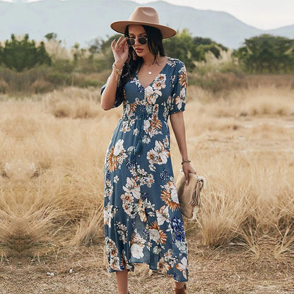 Kendra - Stylish flowered dress