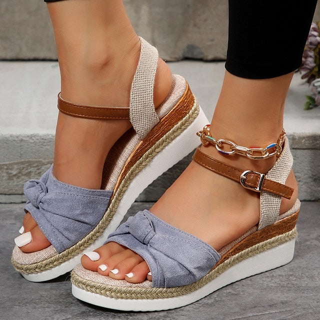 ADRIANA - Orthopaedic wedge sandals