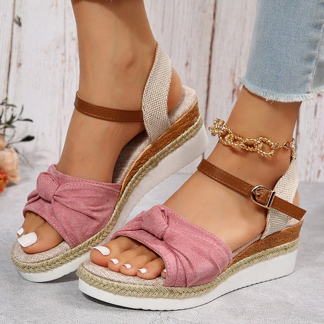 ADRIANA - Orthopaedic wedge sandals