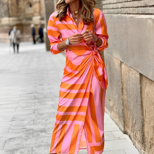 ELISE - Fashionable colorful dress