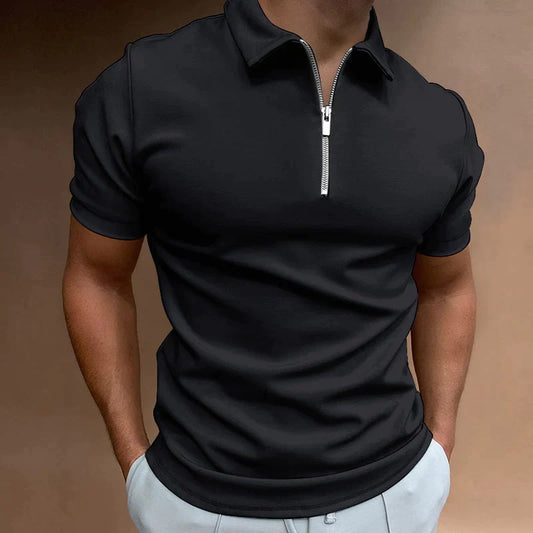 JAXON - Polo T-shirt with zip