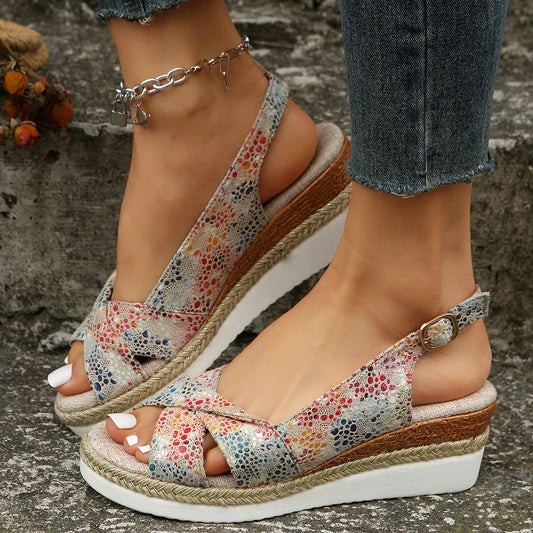 ANNE - Orthopaedic wedge sandals in various colours