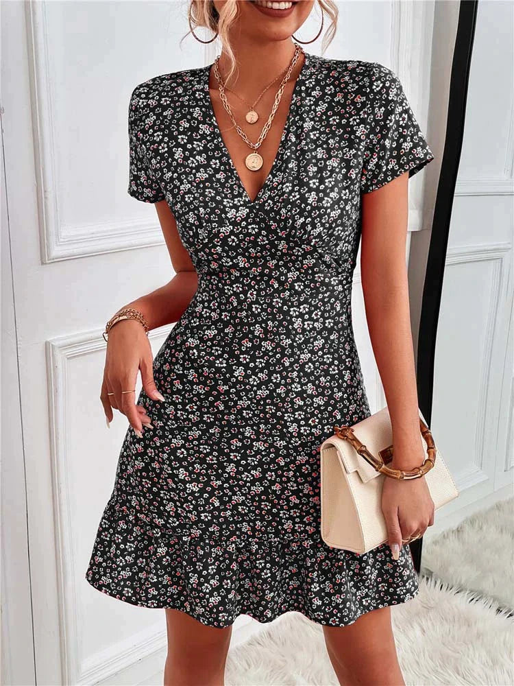 Elisah - Stylish short boho dress