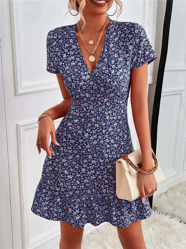 Elisah - Stylish short boho dress