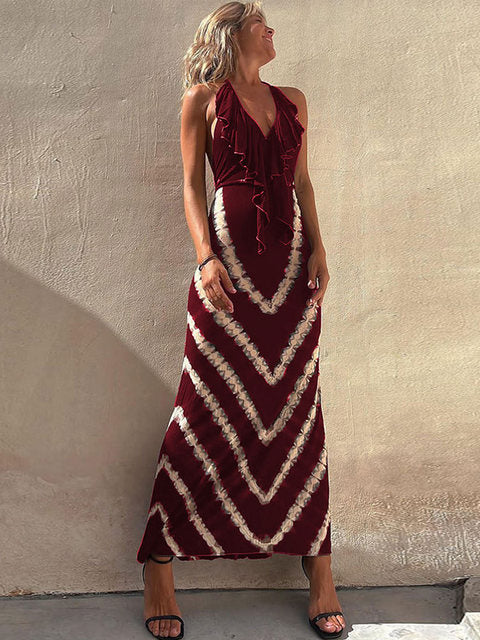 Abigail - Stylish halterneck dress