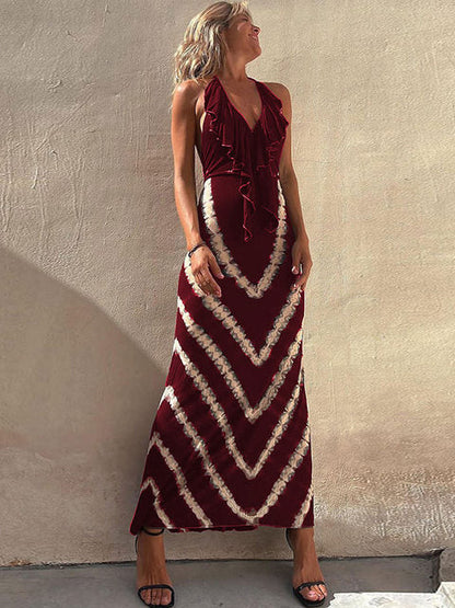 Abigail - Stylish halterneck dress