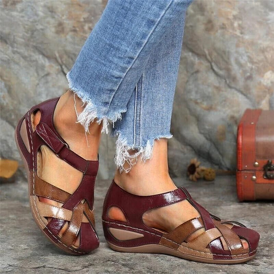 Larah - Orthopedic comfort wedge sandals