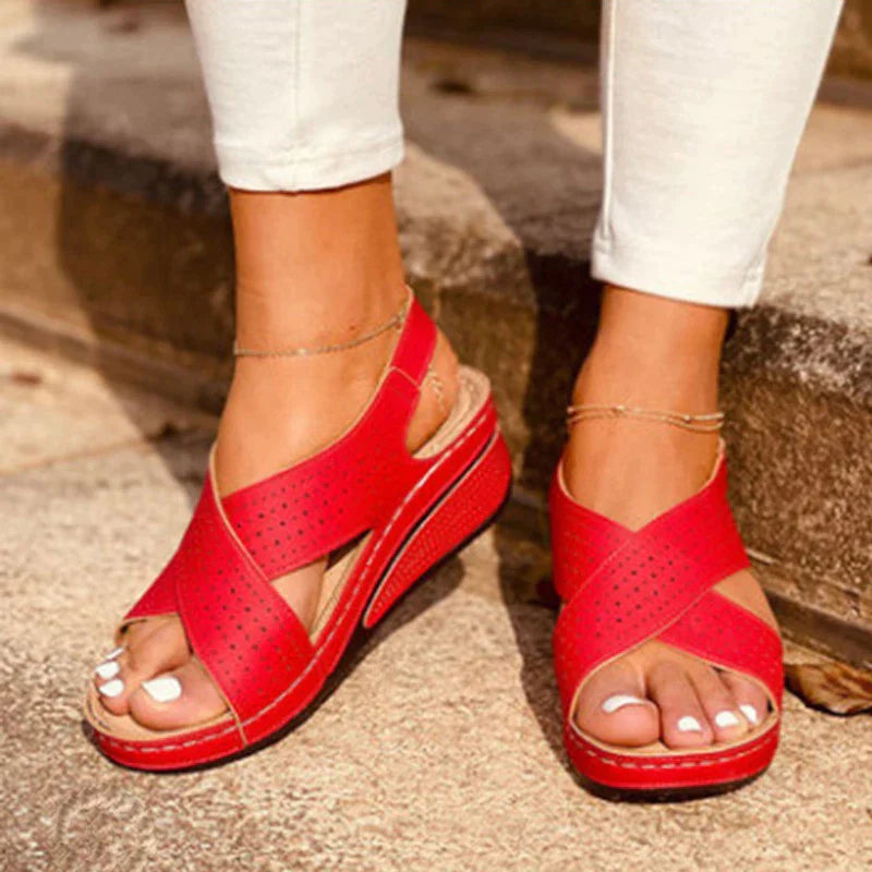 SOFIA - Orthopaedic ankle strap cross sandals
