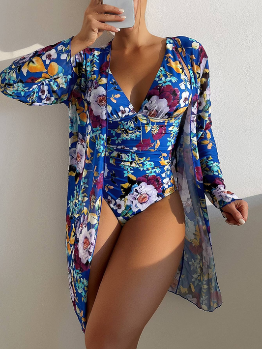 JINA - Blue 3 Piece Summer Bikini