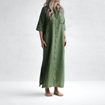 ELVA - Stylish green dress